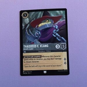 Disney Black and Purple Enchanted Trading Cards